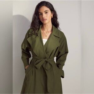 Aritzia Wilfred Requiem Trench Coat NWT in Fatigue Size M